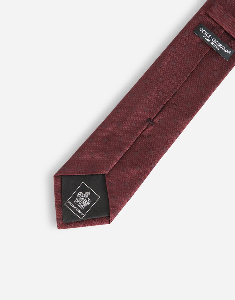 Tie-design silk jacquard blade tie (6 cm) 4