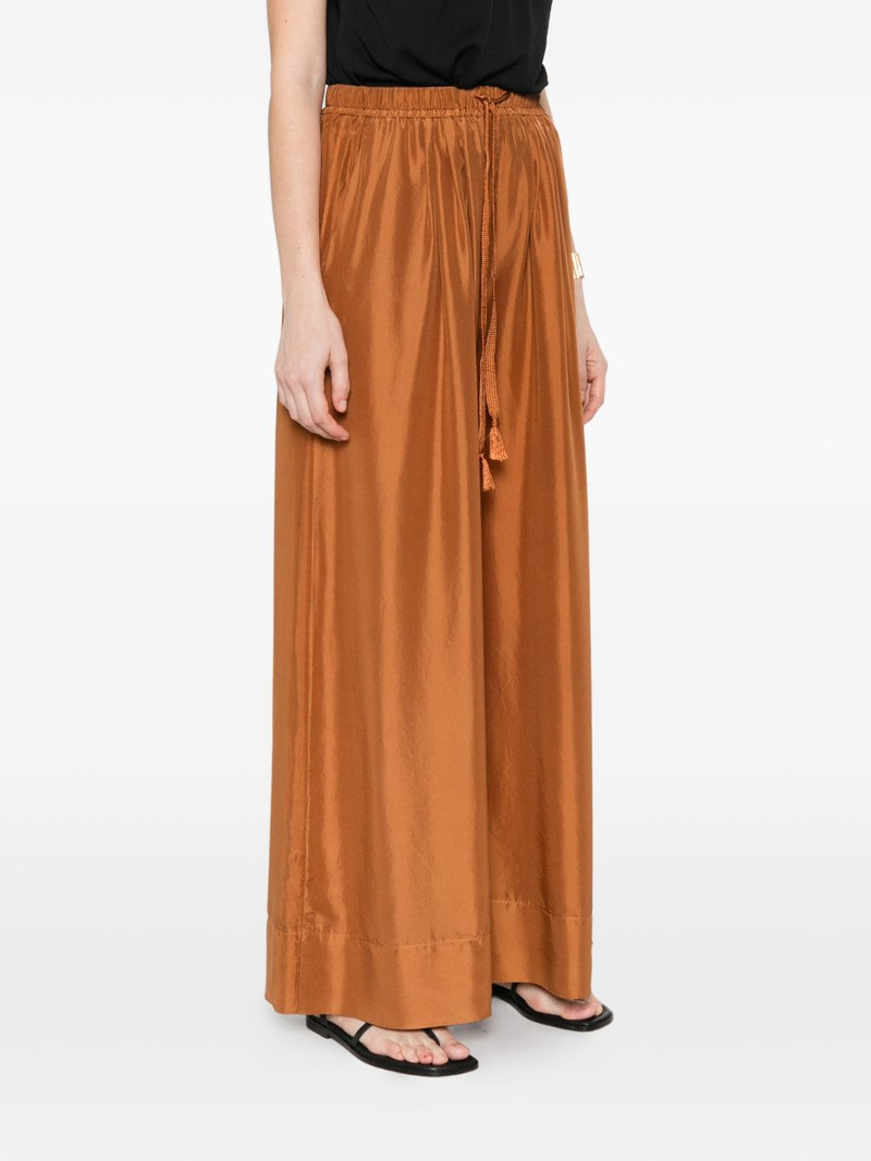drawstring satin trousers 3
