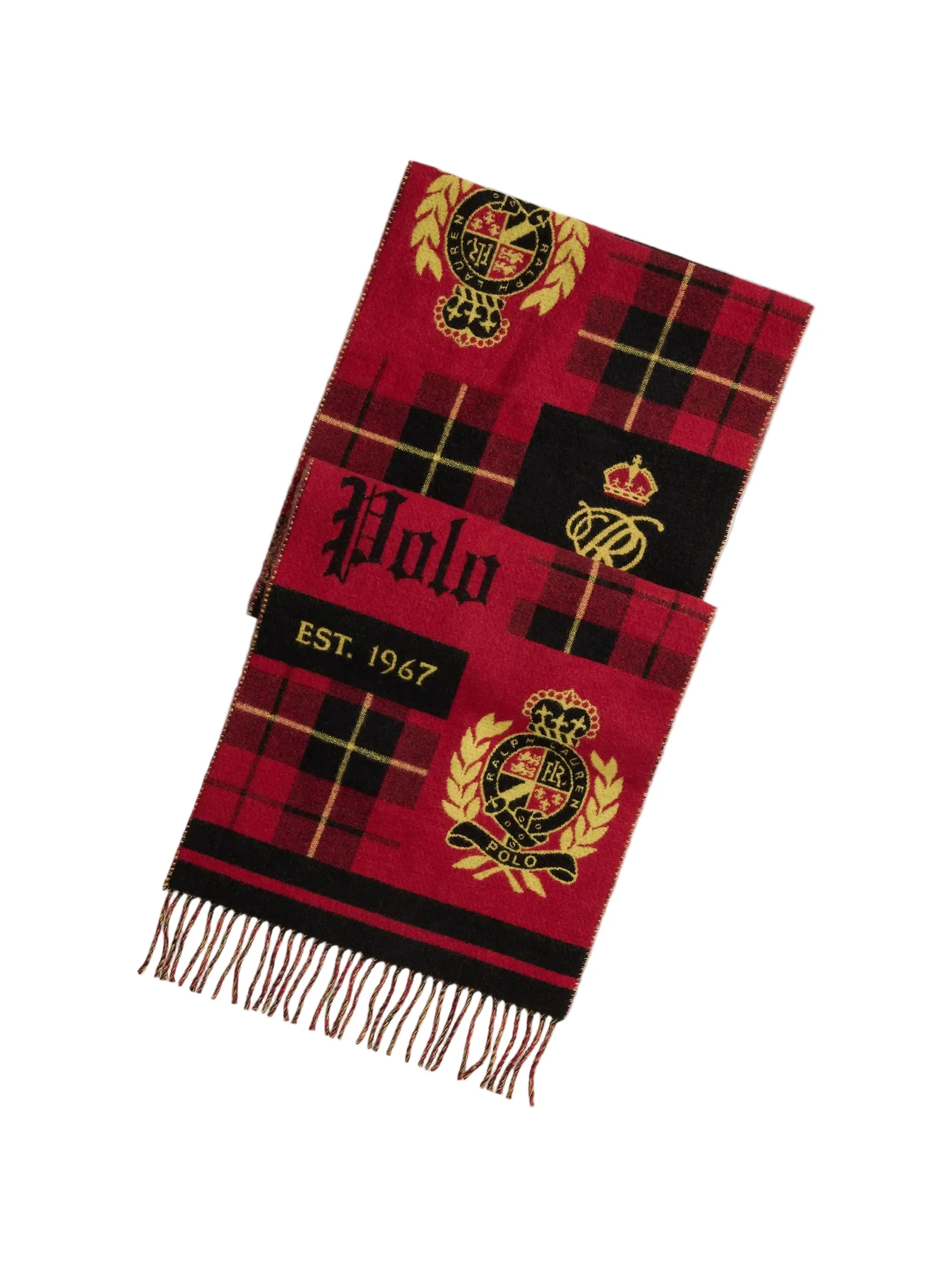 TARTAN PATCHWORK SCARF - 1