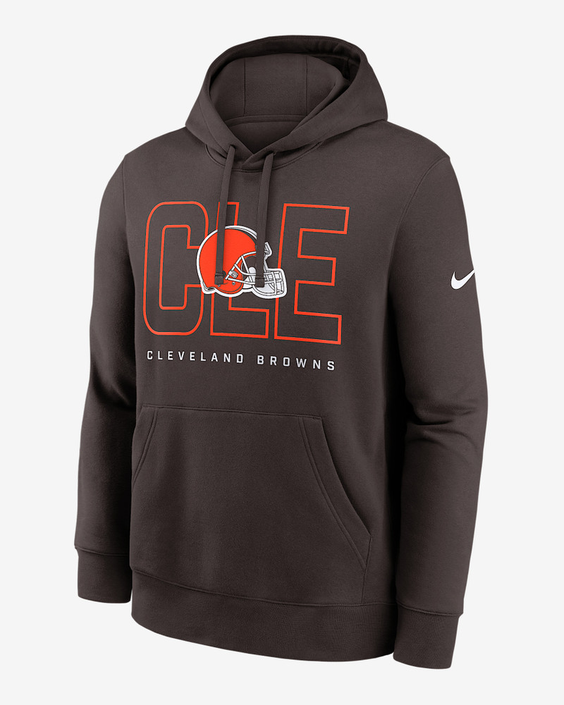 Cleveland Browns Busted Play Club Men's Nike NFL Pullover Hoodie - 1