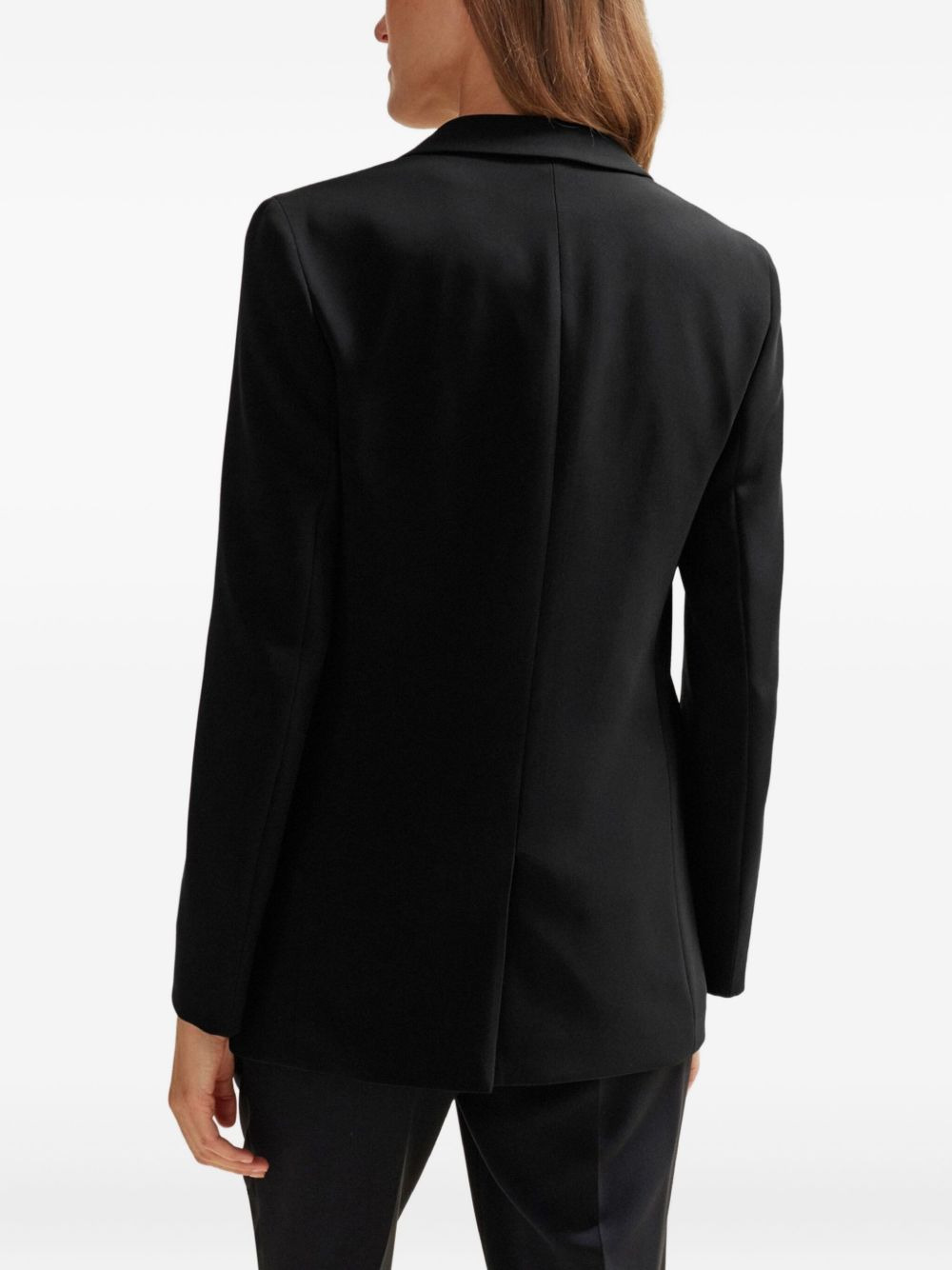 single-button notched-lapel jacket - 4