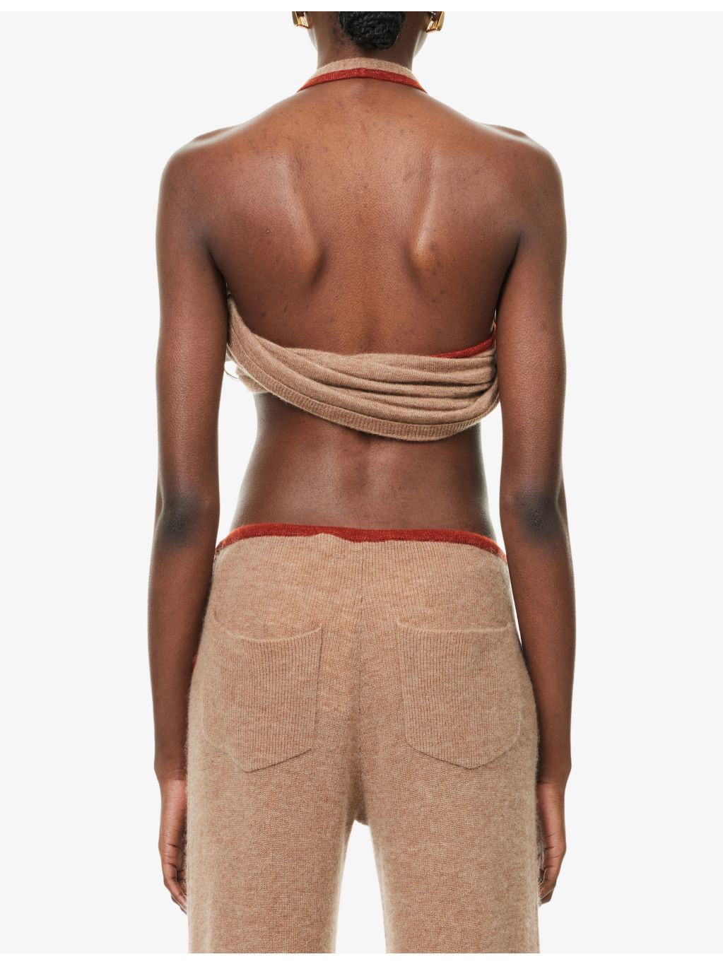 Ruched Halterneck Wool, Cashmere And Silk Top - 4