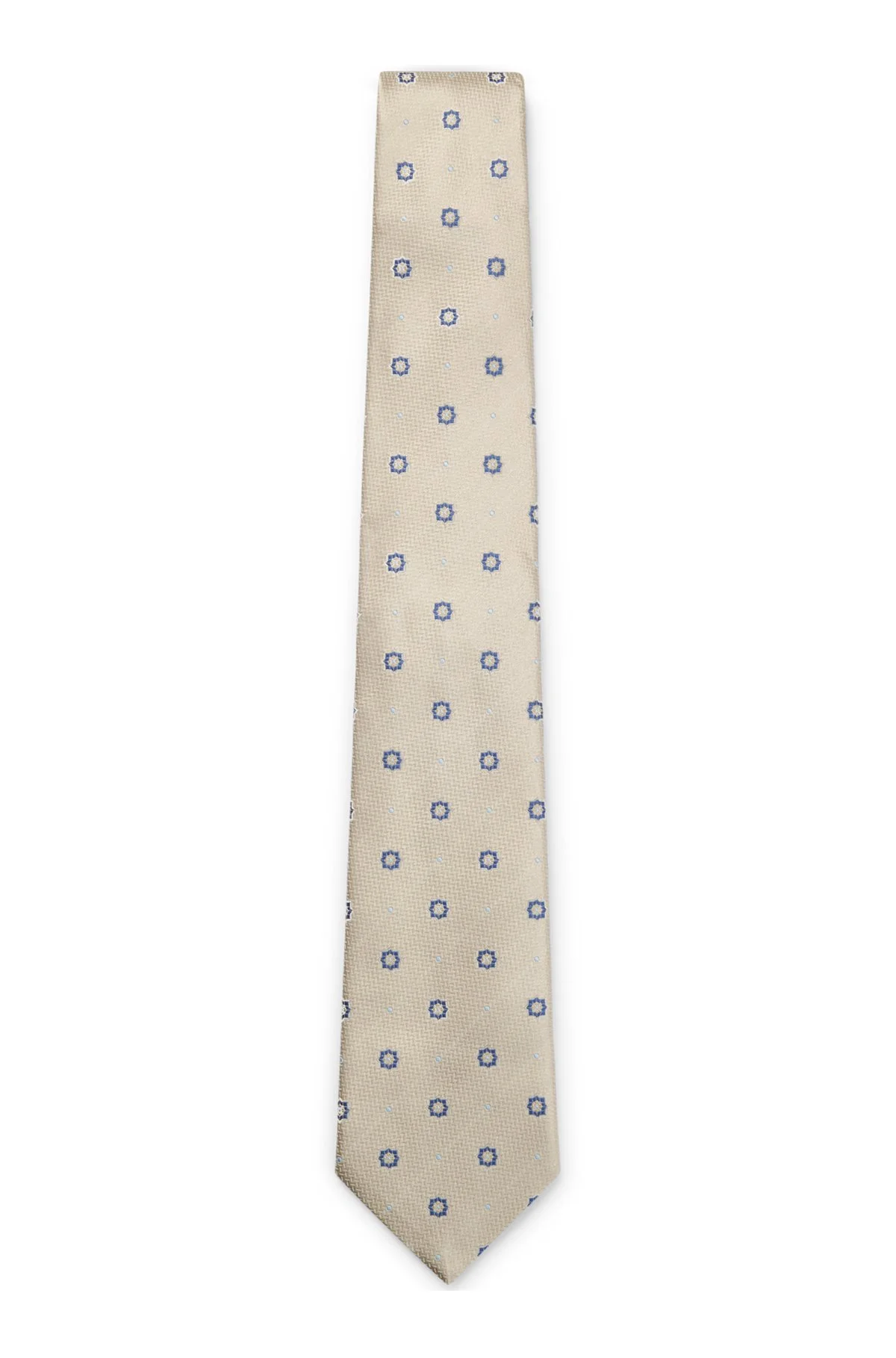 BOSS ONE SILK TIE WITH JACQUARD PATTERN - 1