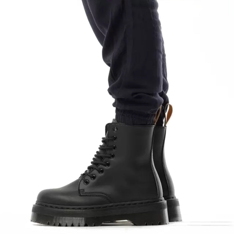 (WMNS) Dr. Martens Vegan Jadon II Mono Felix Rub off Vegan Black 25310001 - 5