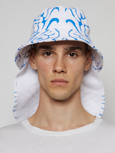 Rhude Plate Hat White And Blue outlook