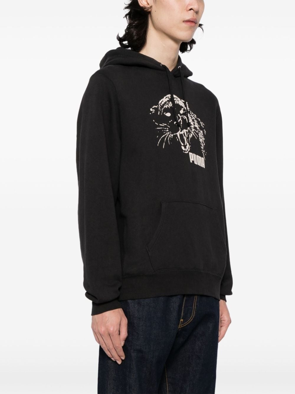 x NOAH graphic-print hoodie - 3