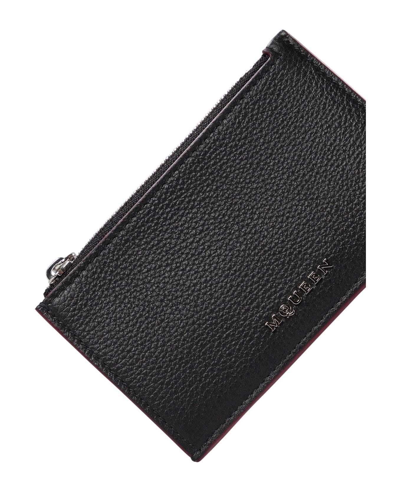 Logo Plaque Zipped Card Holders - 4