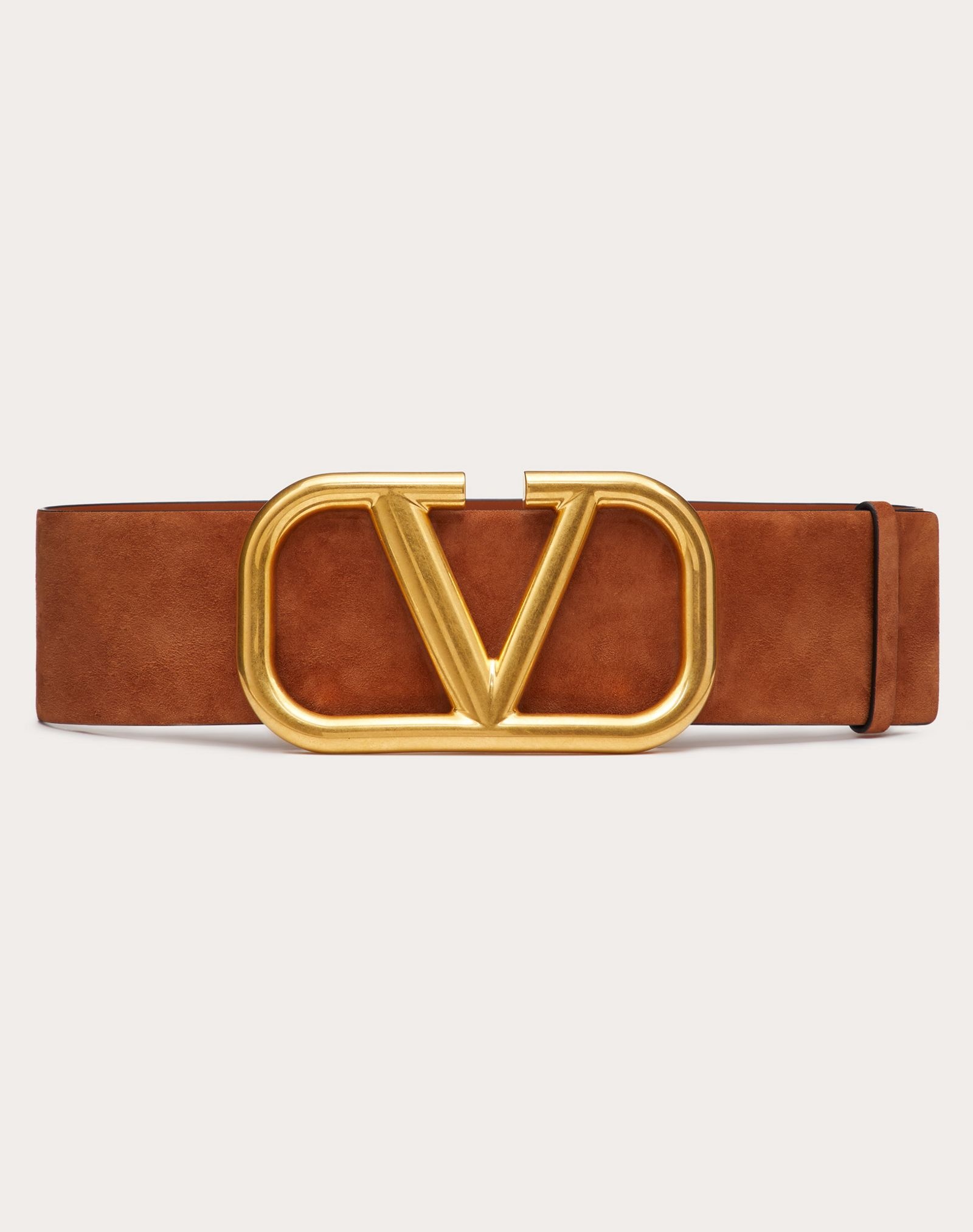 VLOGO SIGNATURE SUEDE LEATHER BELT 70 MM / 2.8 IN. - 1