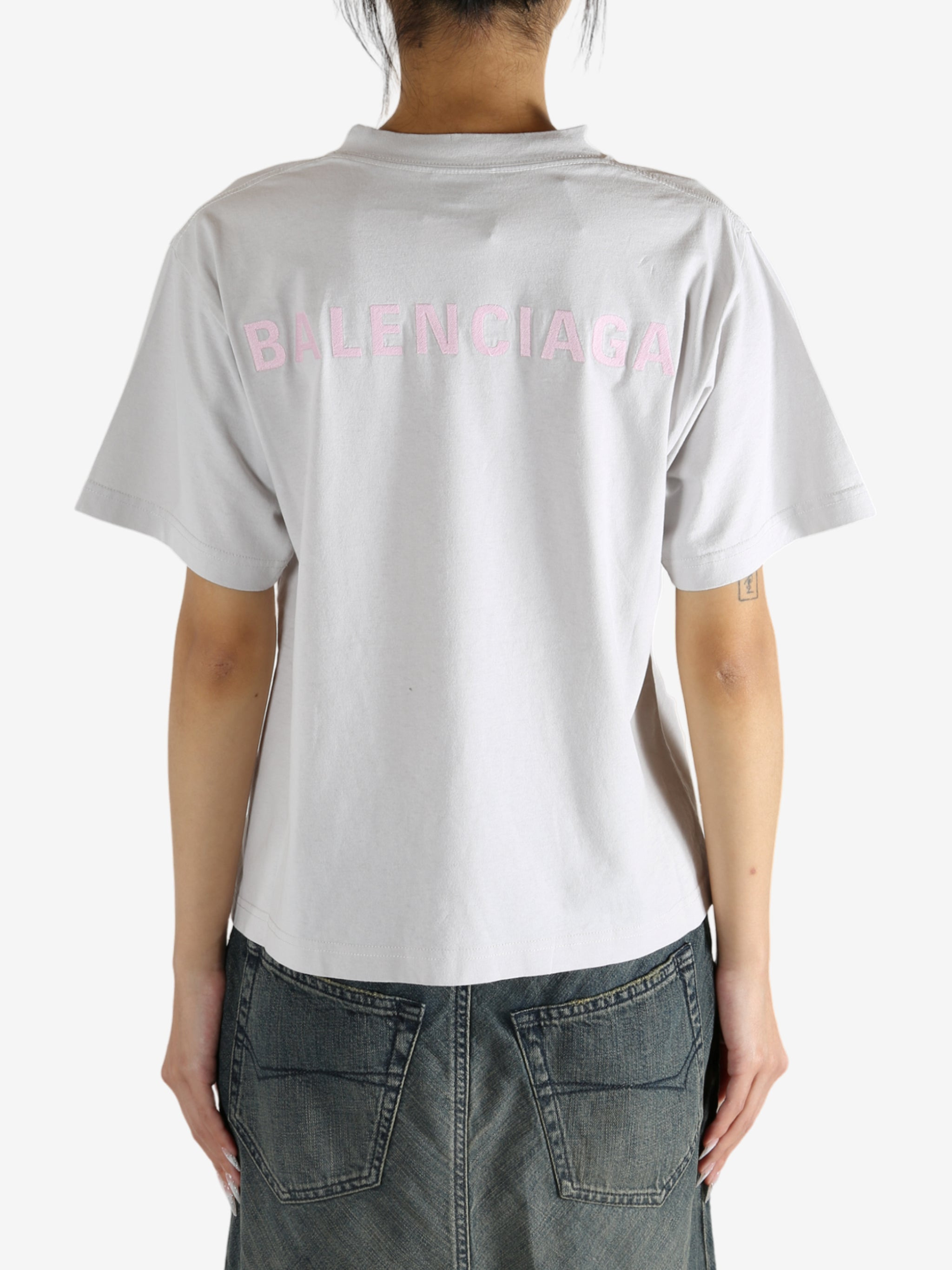 BALENCIAGA - Women Medium Fit T-Shirt - 3