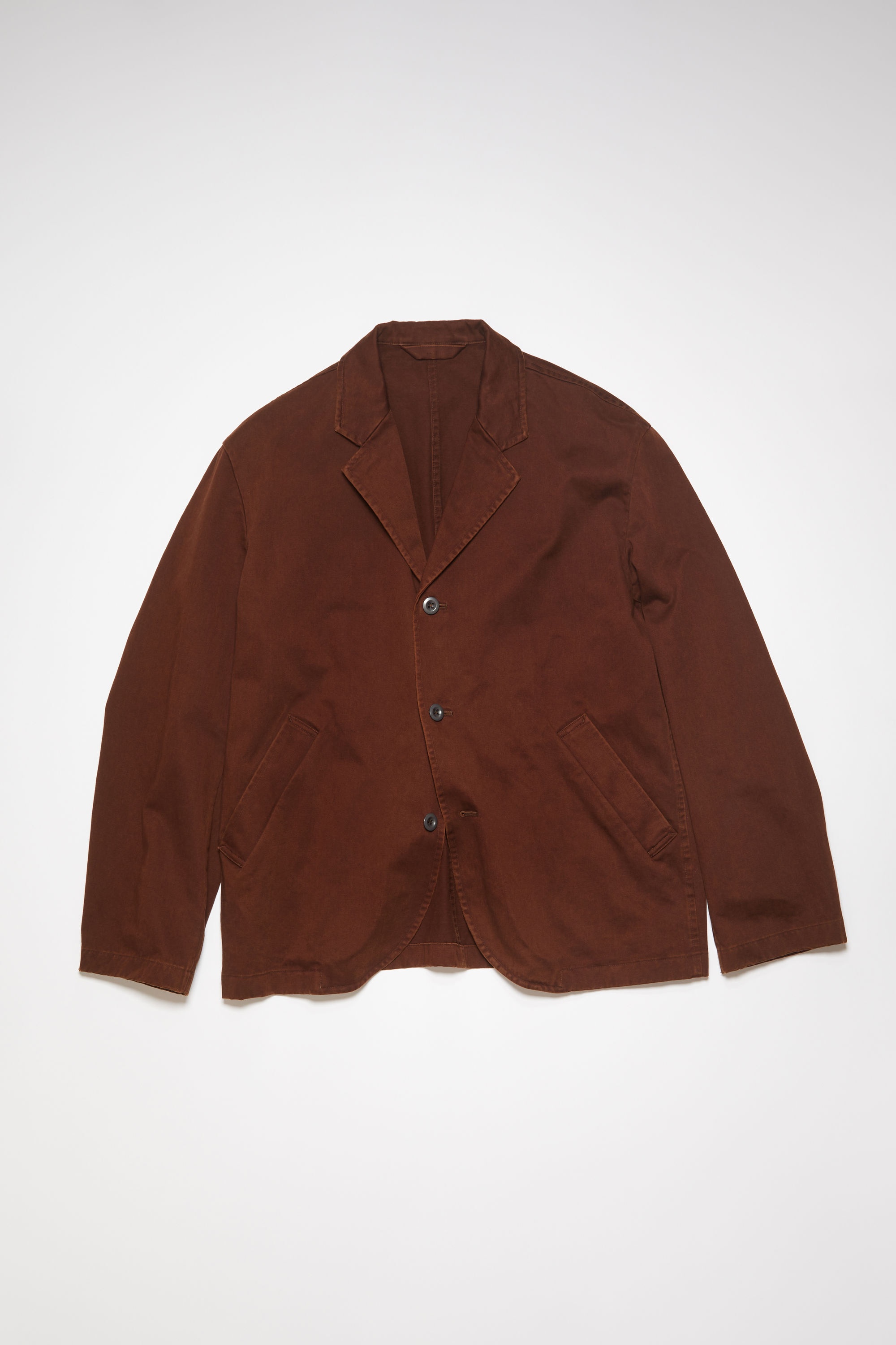 SIngle-breasted jacket - Cognac brown - 7