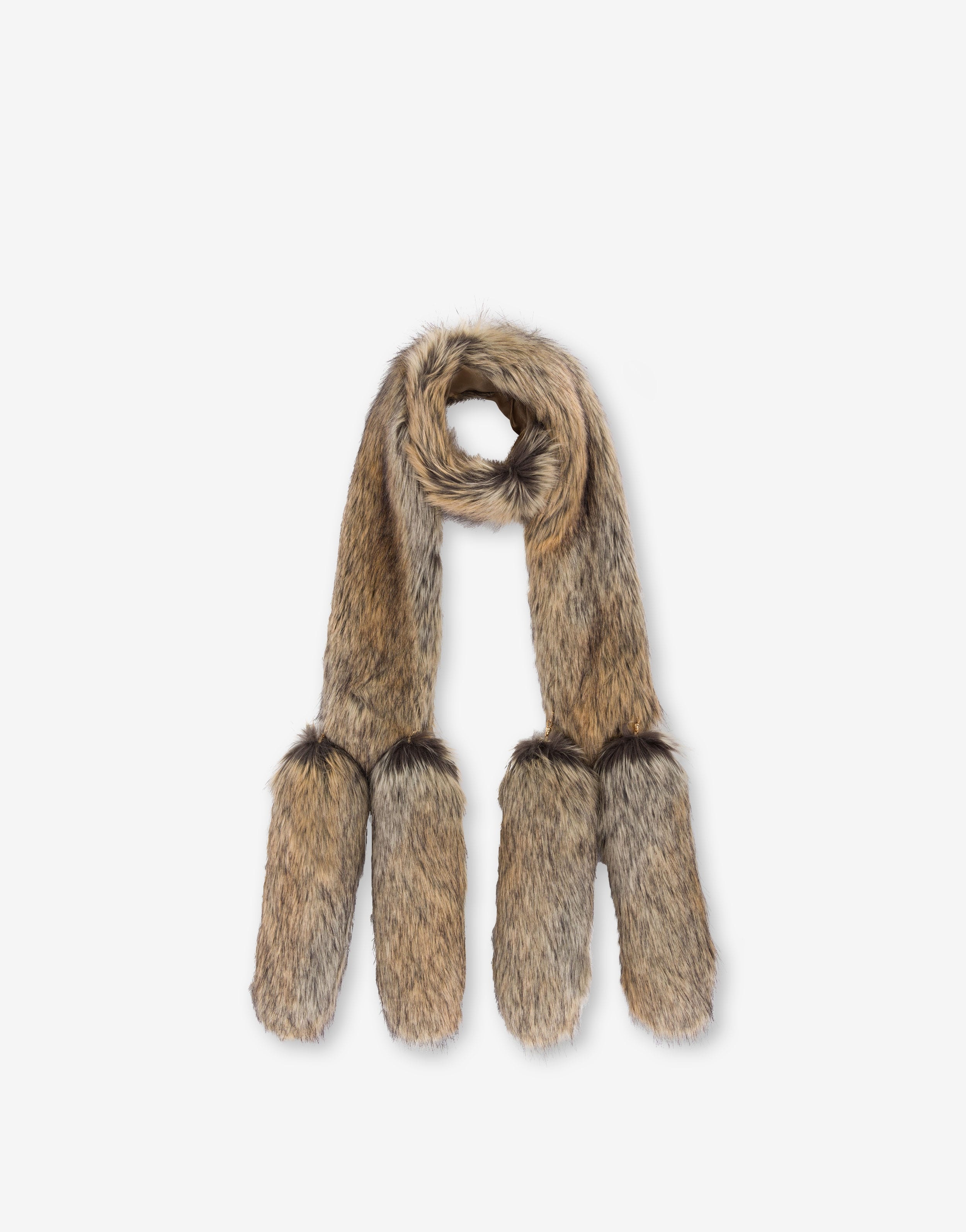 FURRY EFFECT SCARF - 2