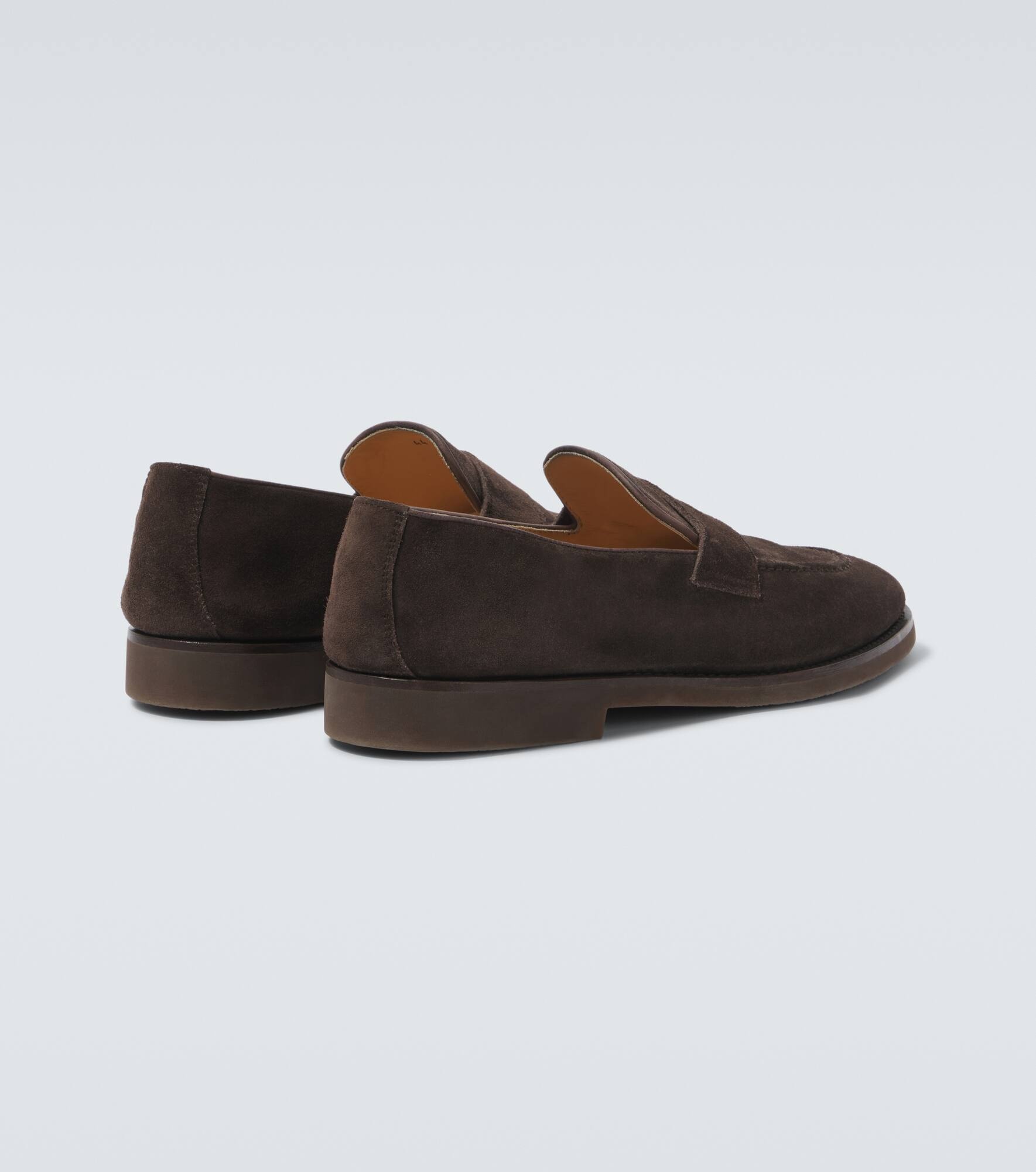 Suede penny loafers - 6