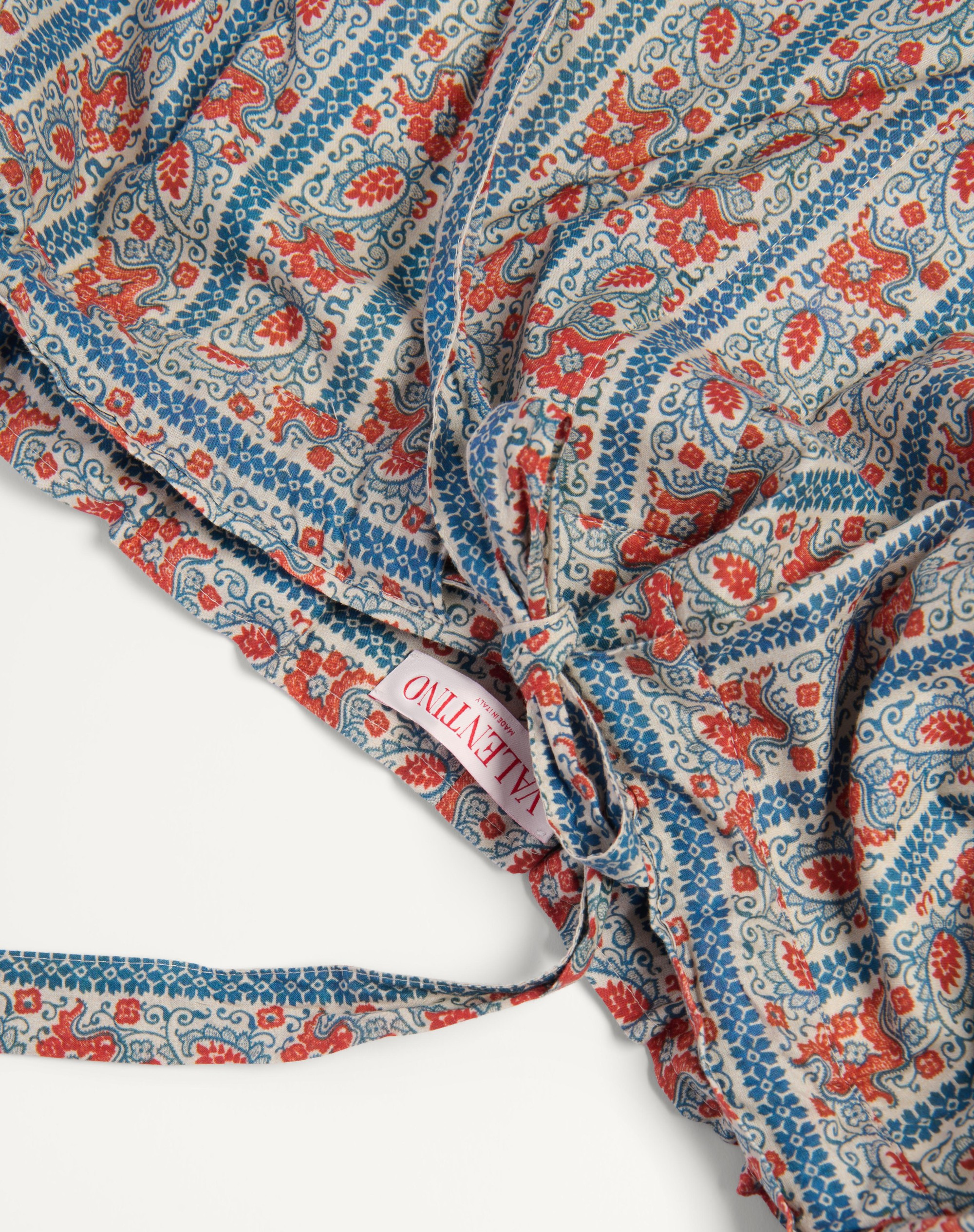 COTTON MUSLIN PAJAMA PANTS WITH VOYAGE IMAGINAIRE PRINT - 7