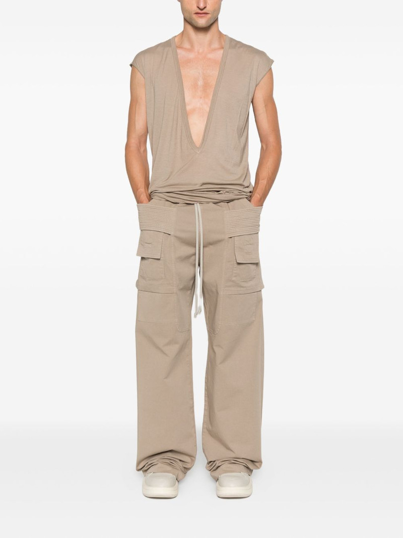 Rick Owens DRKSHDW Dylan plunge-neck sleeveless T-shirt outlook
