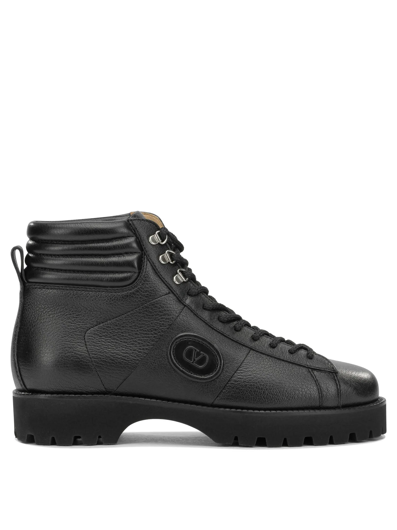 Valentino Garavani Lord Chunky Combat Boots Black - 1