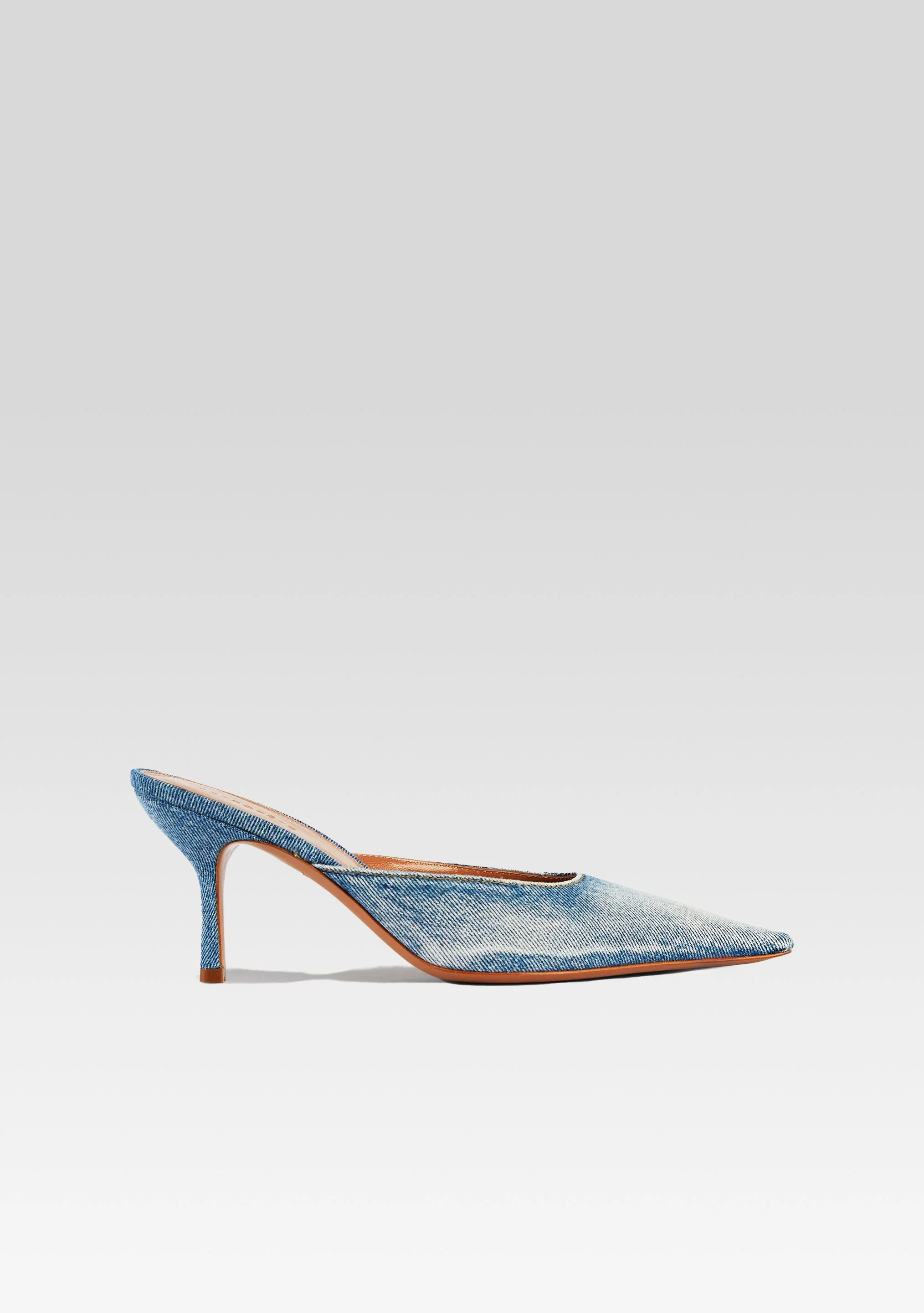 DAPHNE DENIM MULE - 1