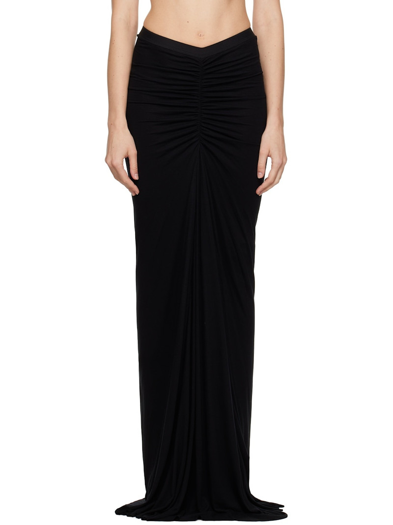 Black Porterville Poppy Maxi Skirt 1