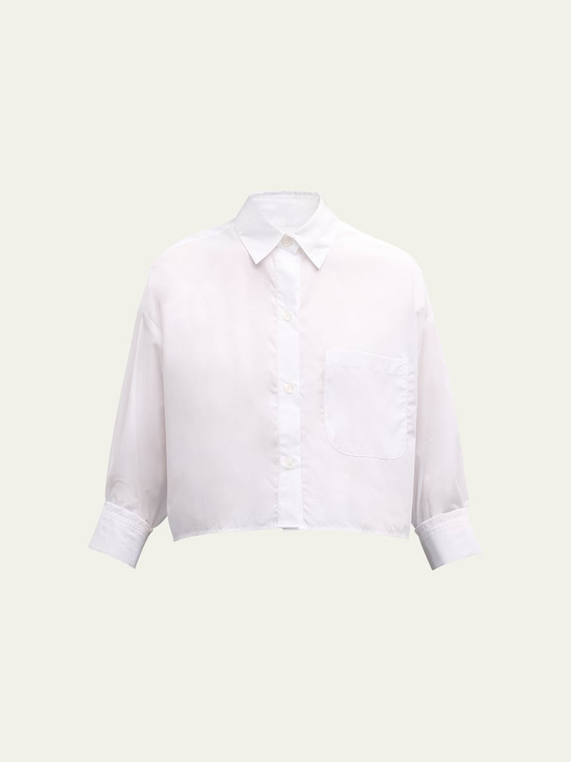Soon To Be Ex Superfine Cotton Button-Front Shirt 1