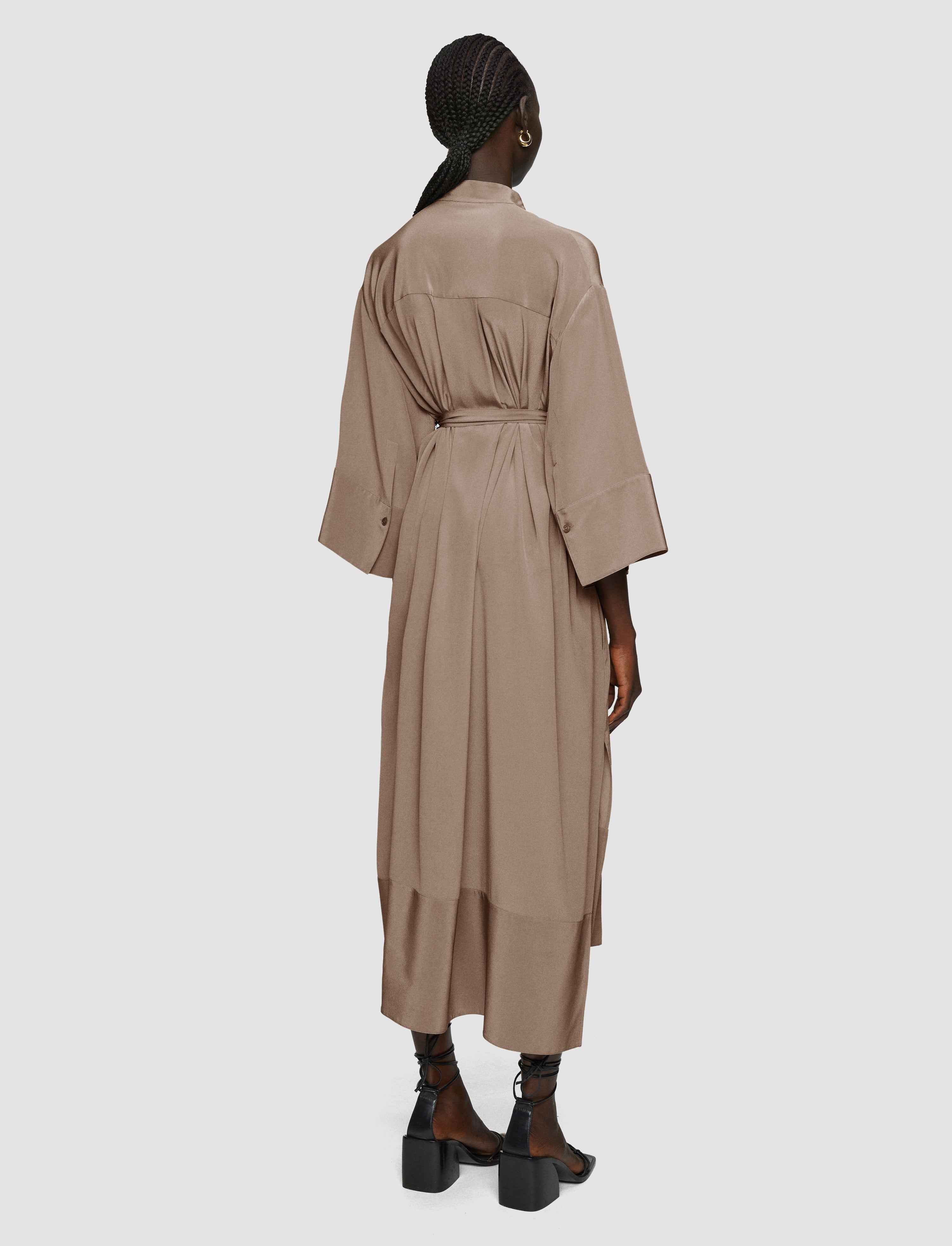 Darius Crepe de Soie Silk Dress - 3