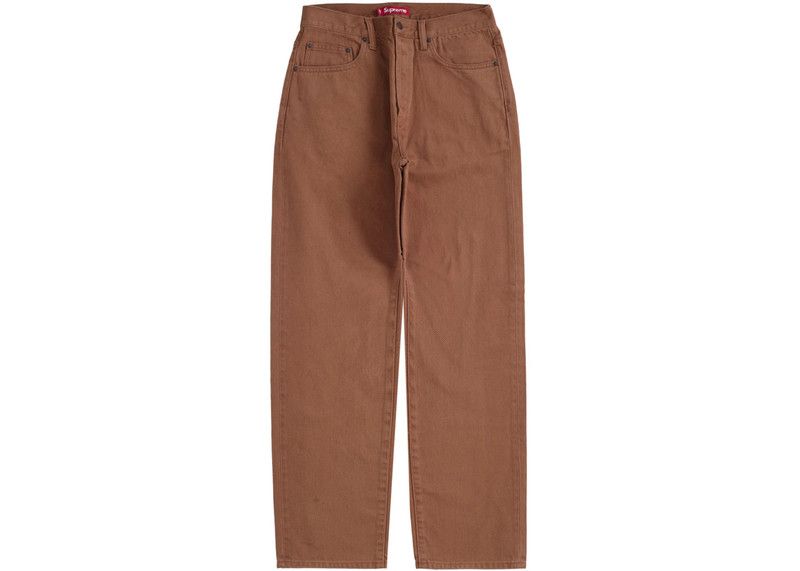 Supreme Supreme Regular Jean Brown outlook