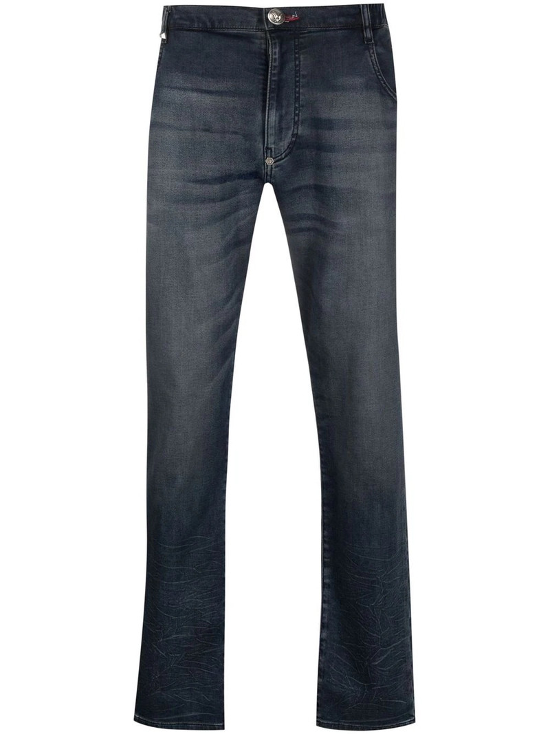 slim-cut jogging jeans 1