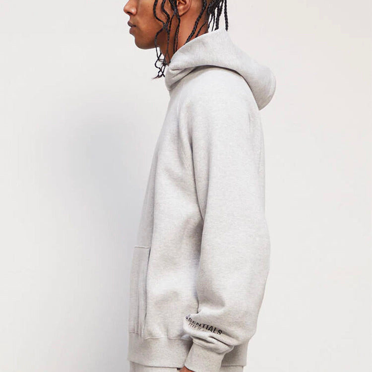 Fear of God Essentials FW20 Core Hoodie 'Heather Grey' 0192250500220367 - 5
