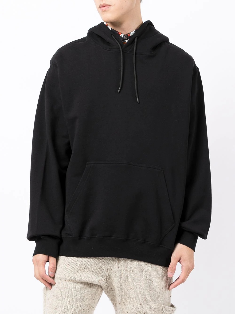 logo print hoodie - 3