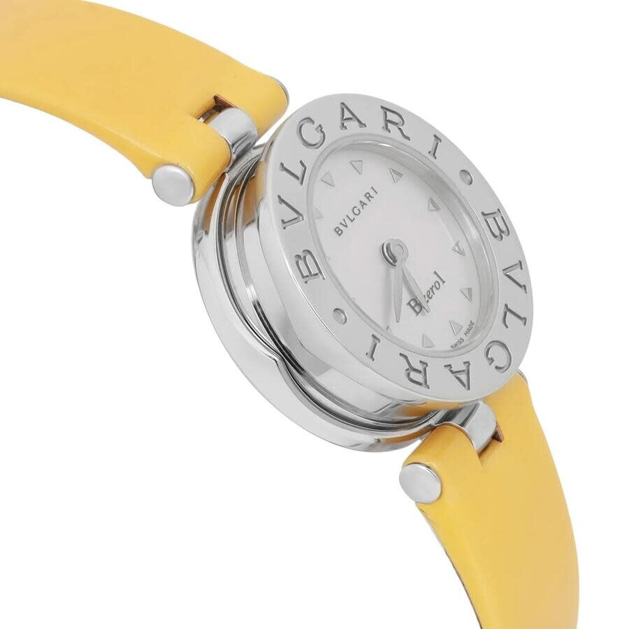 Pre-owned Bvlgari B.Zero1 Quartz White Dial Ladies Watch BZ22S - 4