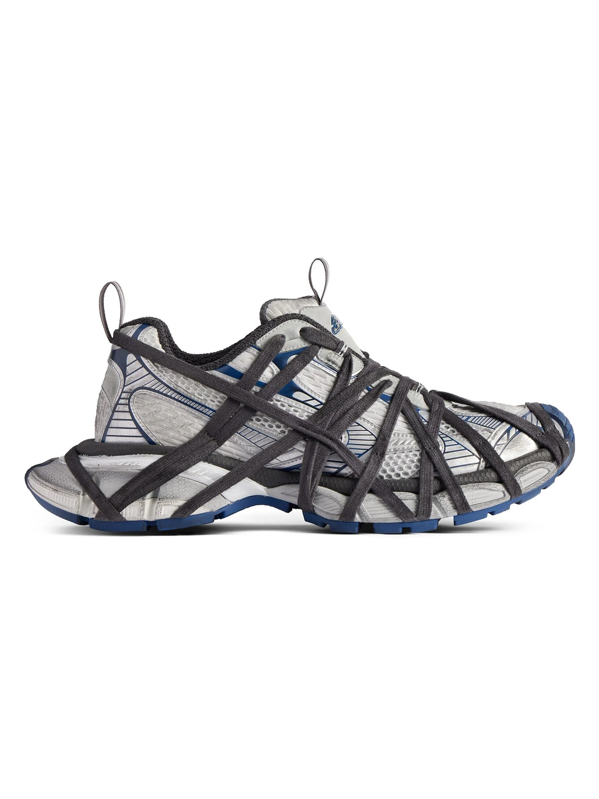 Men's 3XL Extreme Lace Sneakers - White Multicolor - 1