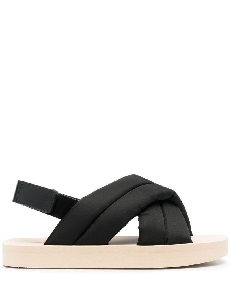 padded open-toe sandals - 1