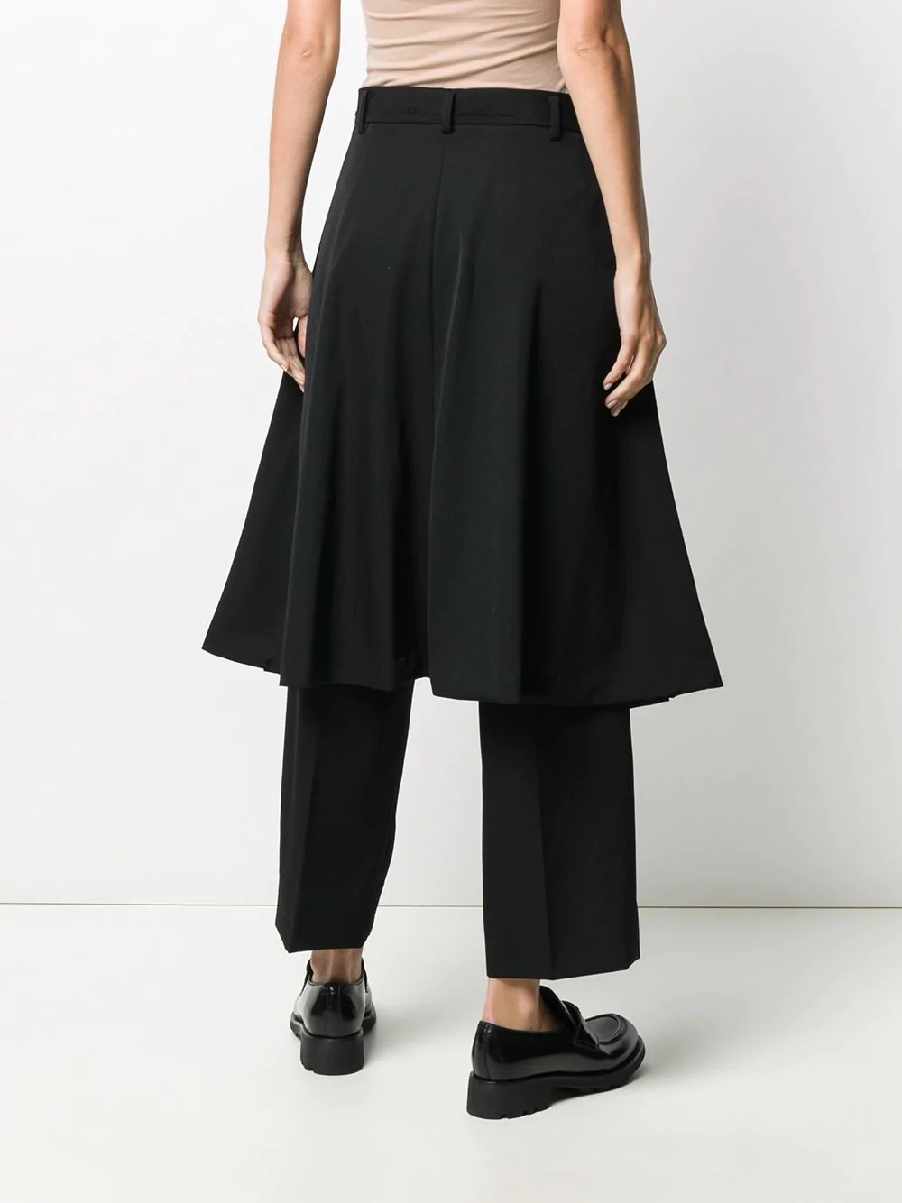 deconstructed skirt trousers - 4