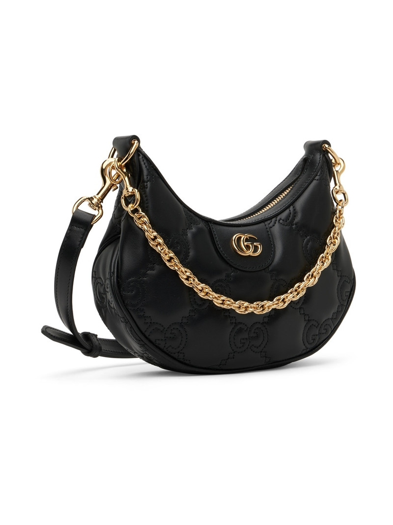GUCCI GG Matelassé half-moon shaped bag outlook
