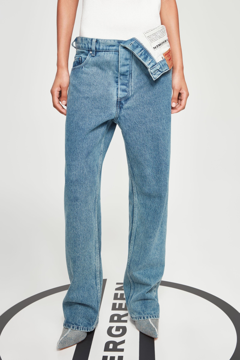 Y/Project Classic Asymmetric Waist Jeans - 8363168661850 | REVERSIBLE