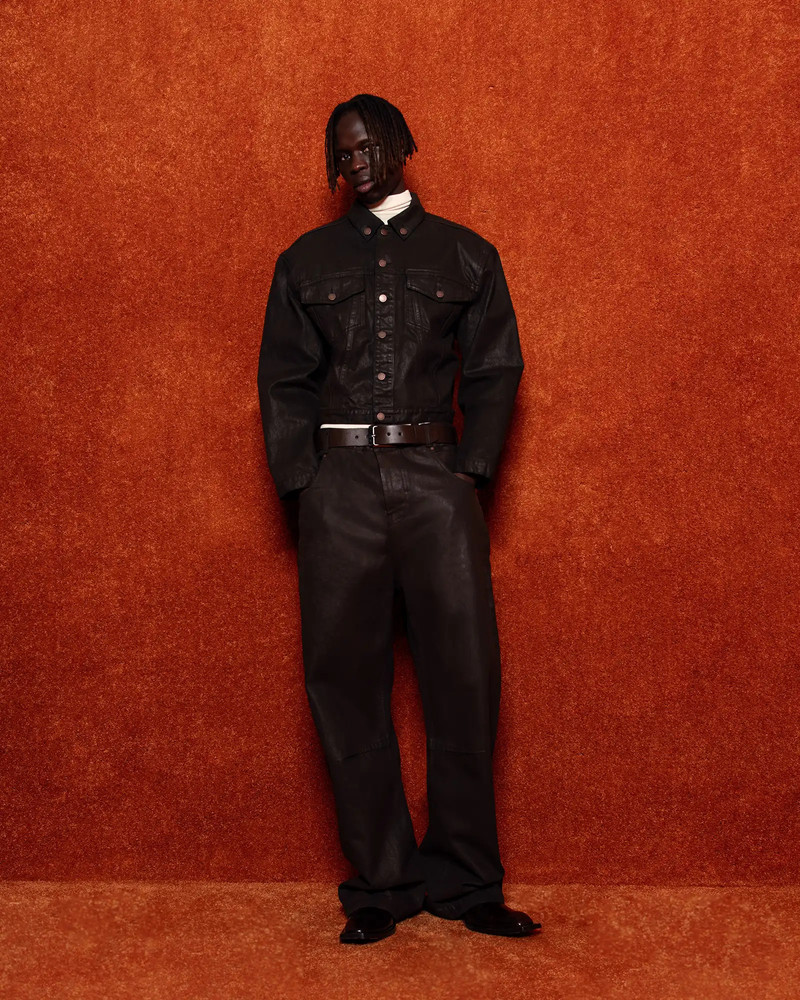 SHRUNKEN DENIM JACKET MUD 6