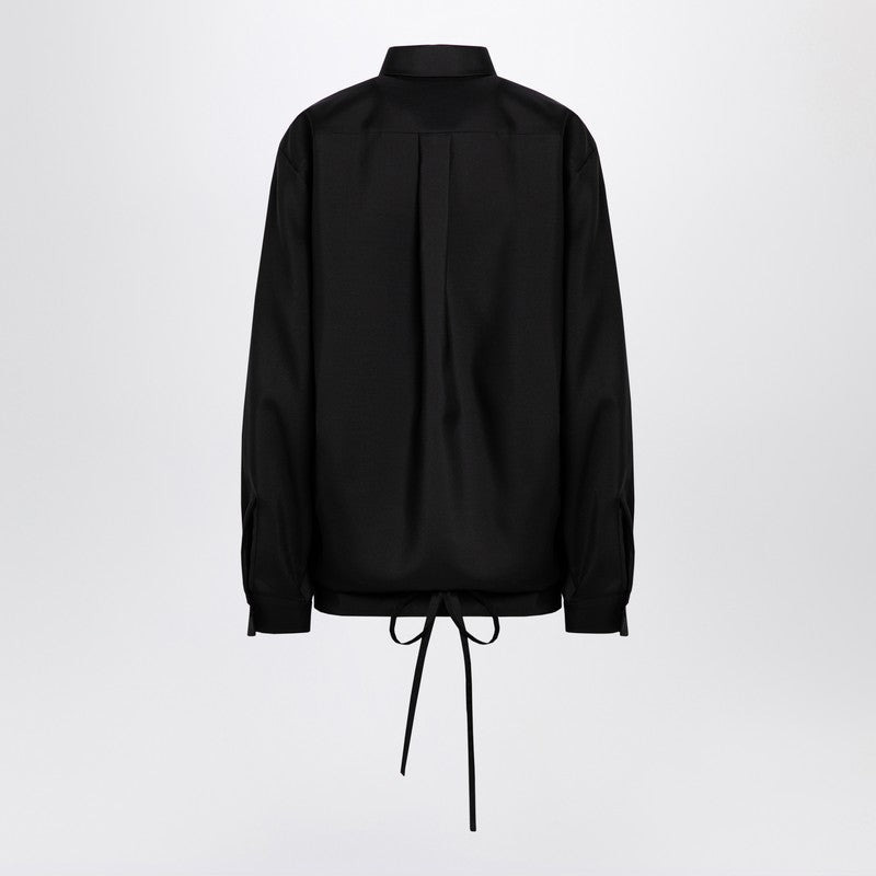 Valentino Black Shirt With Drawstring Women - 2