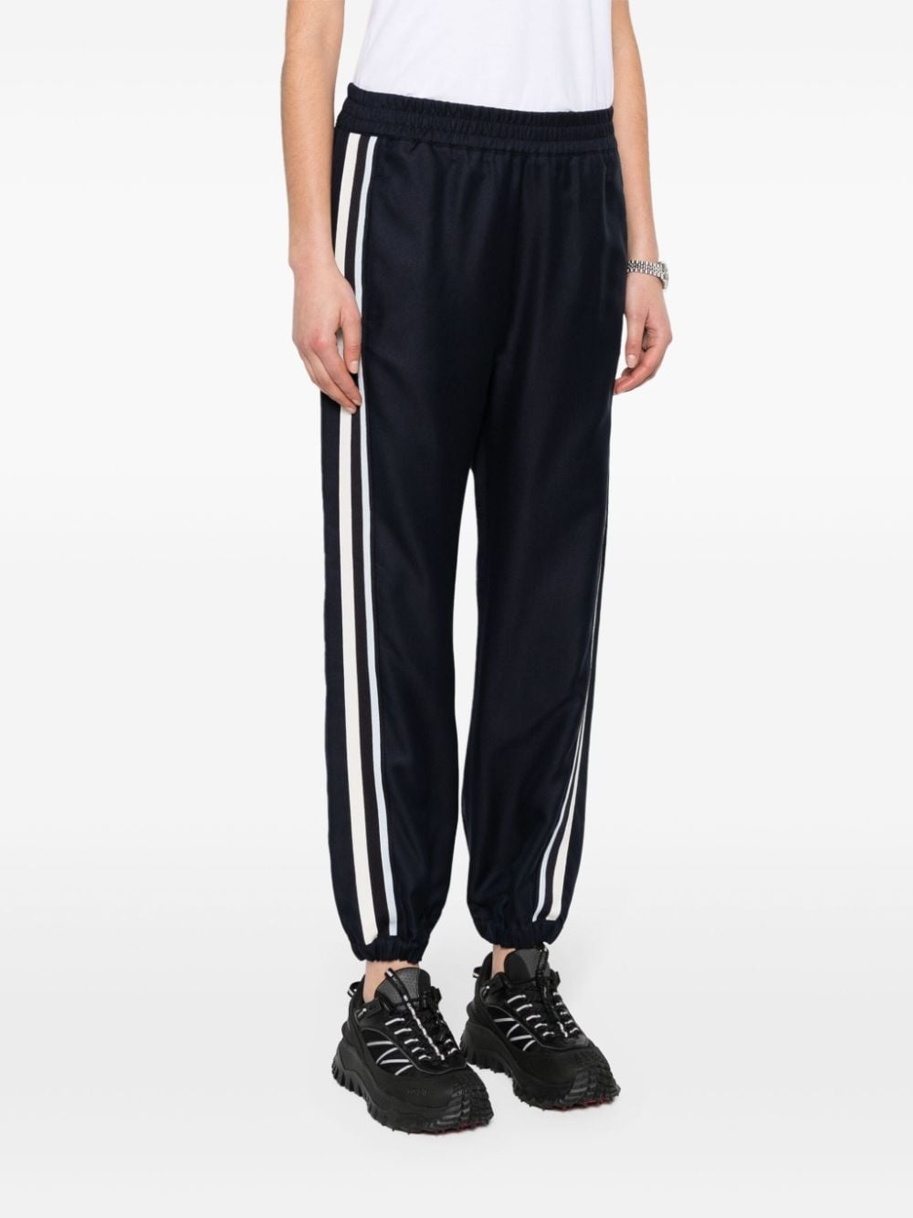 logo-embroidered track pants - 3