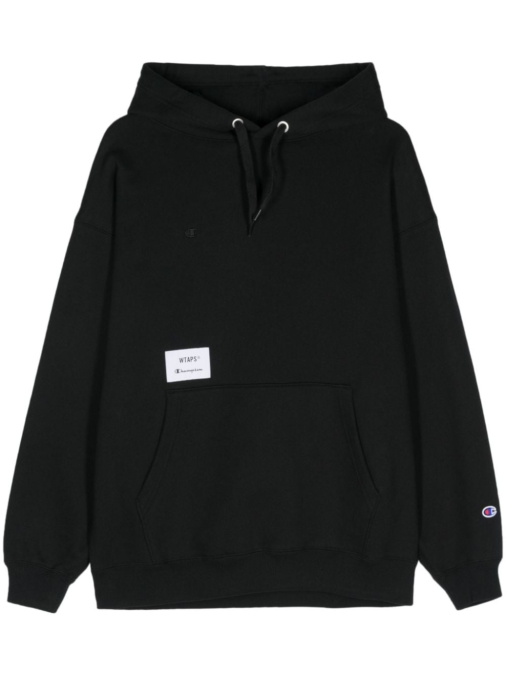 x Champion Academy logo-embroidered hoodie - 1