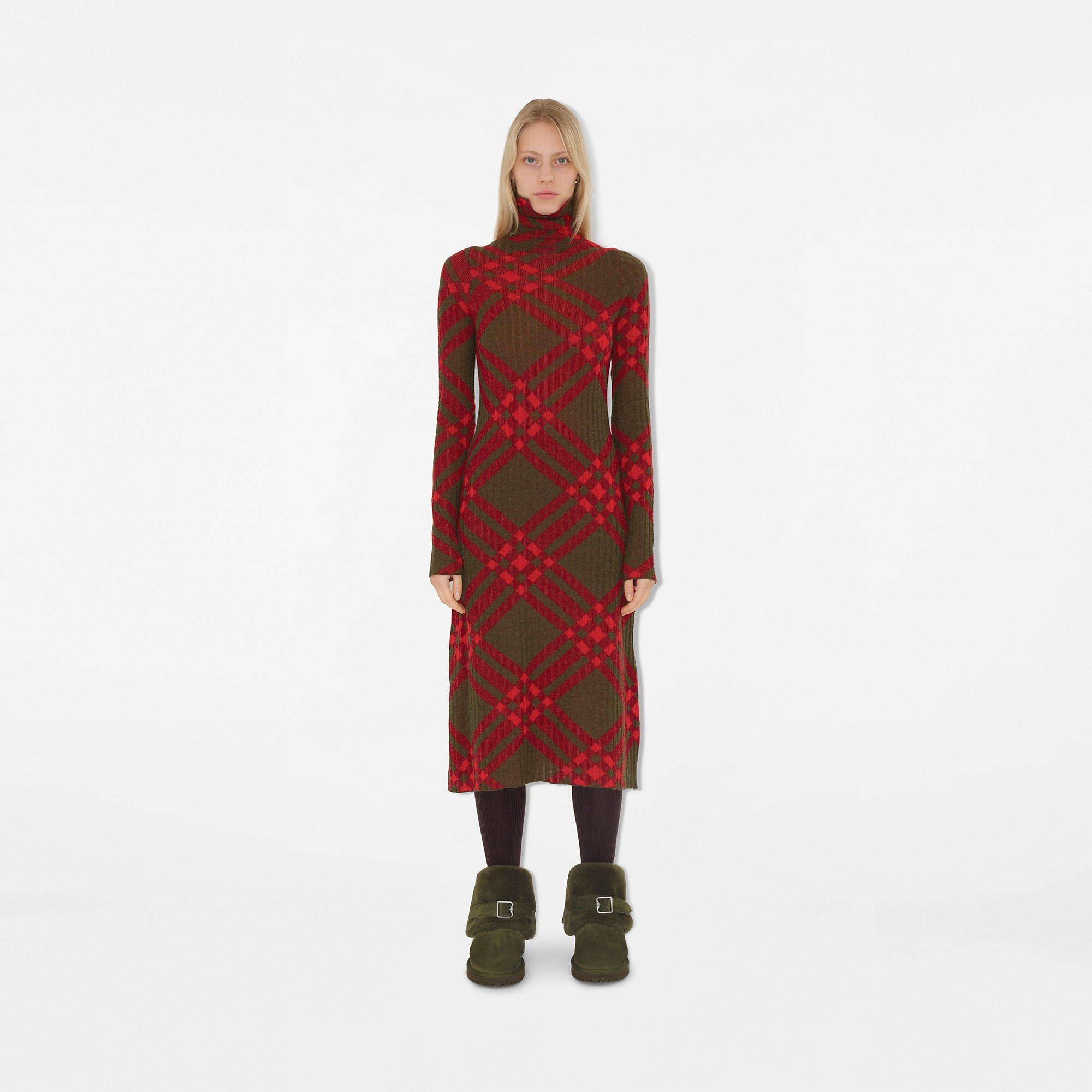 Suede and Shearling Chubby Boots - 2