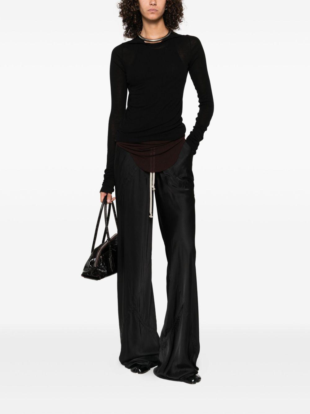 ribbed-knit long-sleeve T-shirt - 2