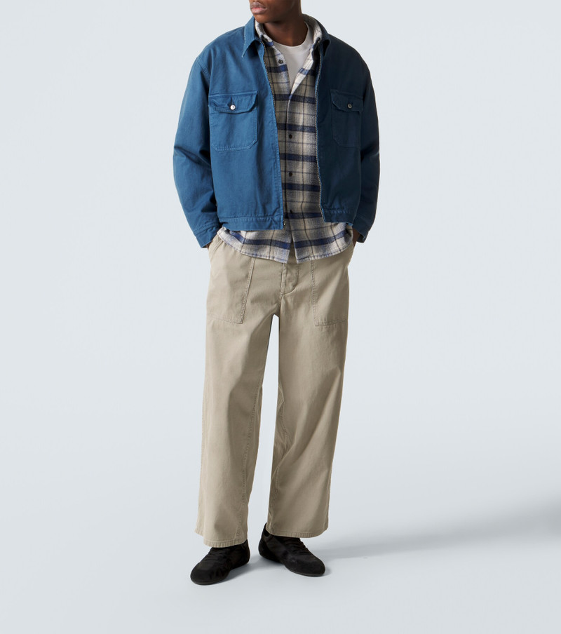 A.PRESSE Vintage cotton straight pants outlook