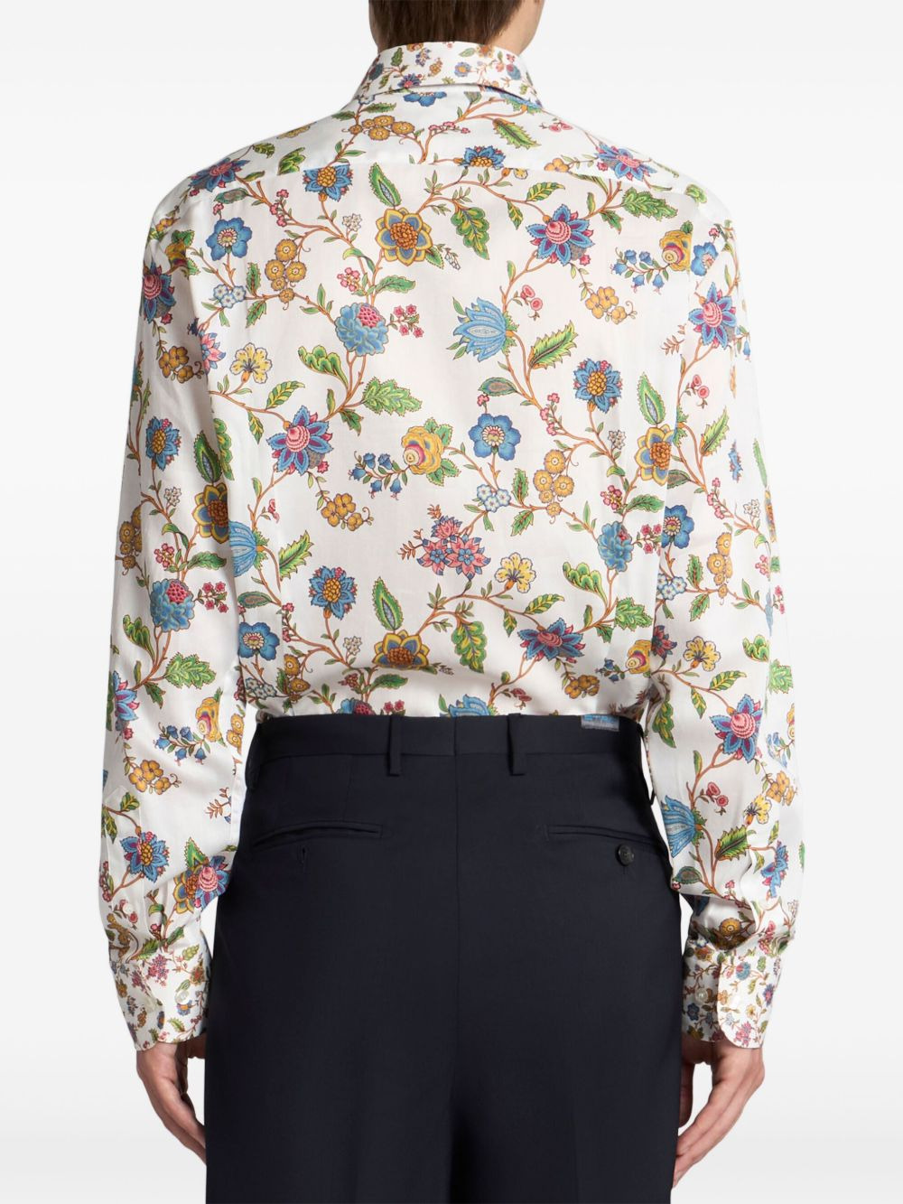 floral-print shirt - 3