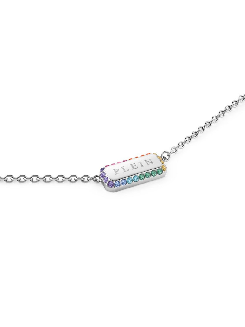 PHILIPP PLEIN crystal-embellished necklace outlook