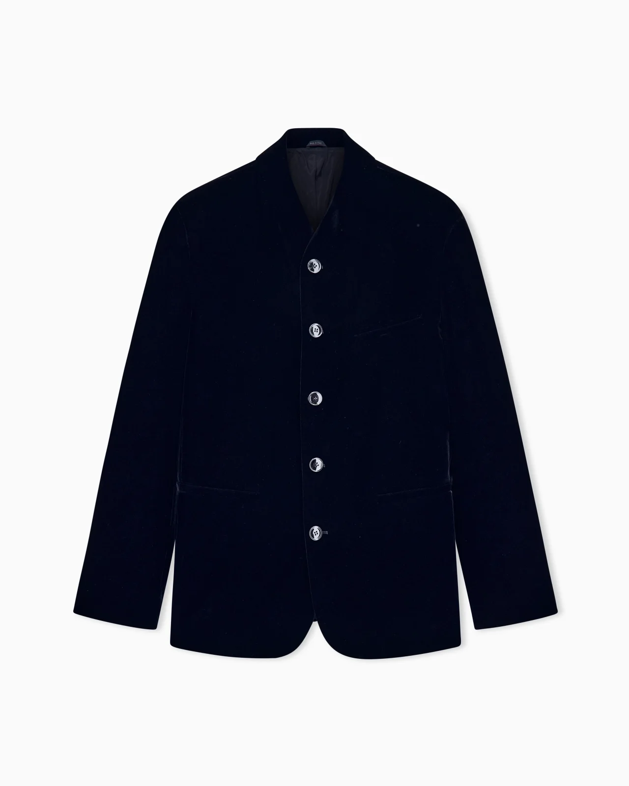 BLAZER ONE SHOT STRETCH VISCOSE AND CUPRO VELVET - 1