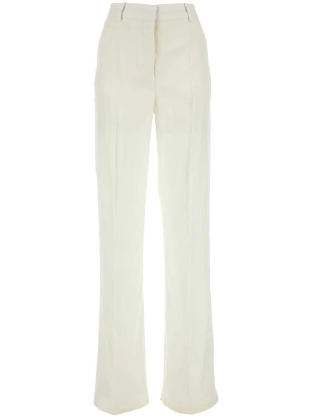 high-waist wide-leg trousers - 1