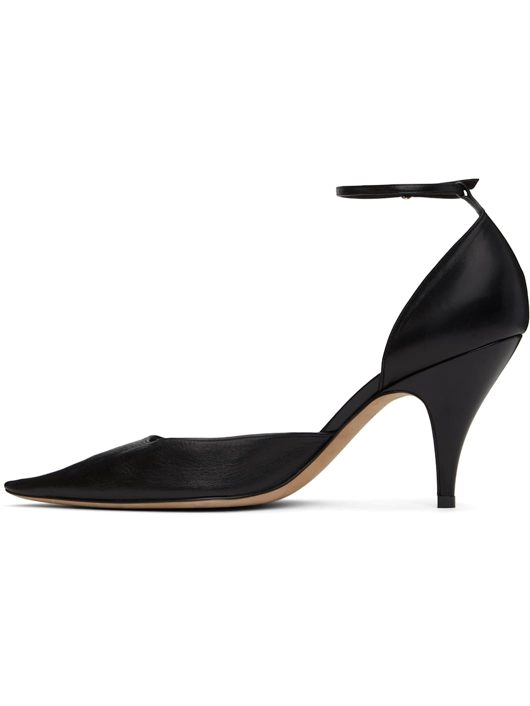 Black Liisa D'Orsay Heels - 3