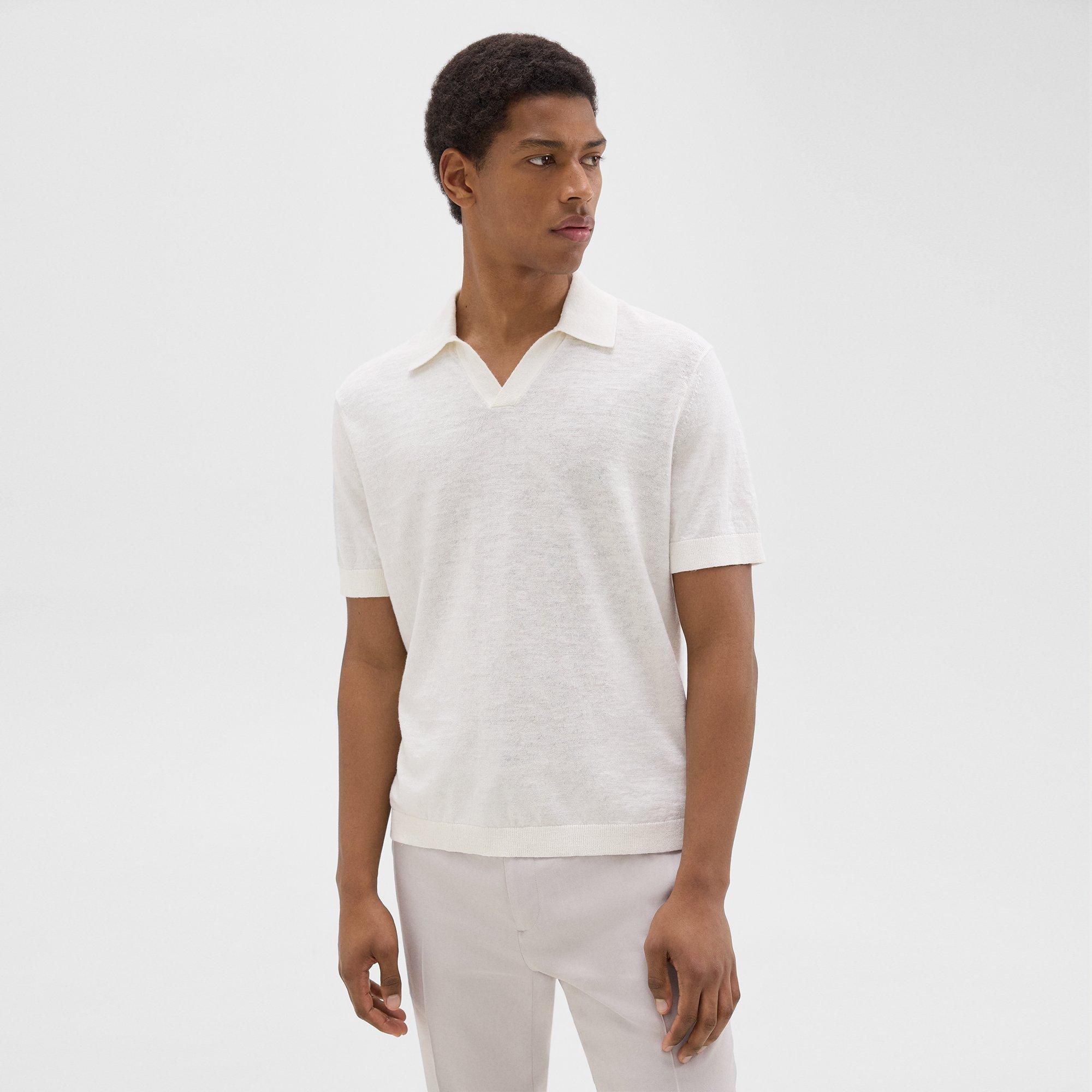 Brenan Polo Shirt in Cotton-Linen - 3