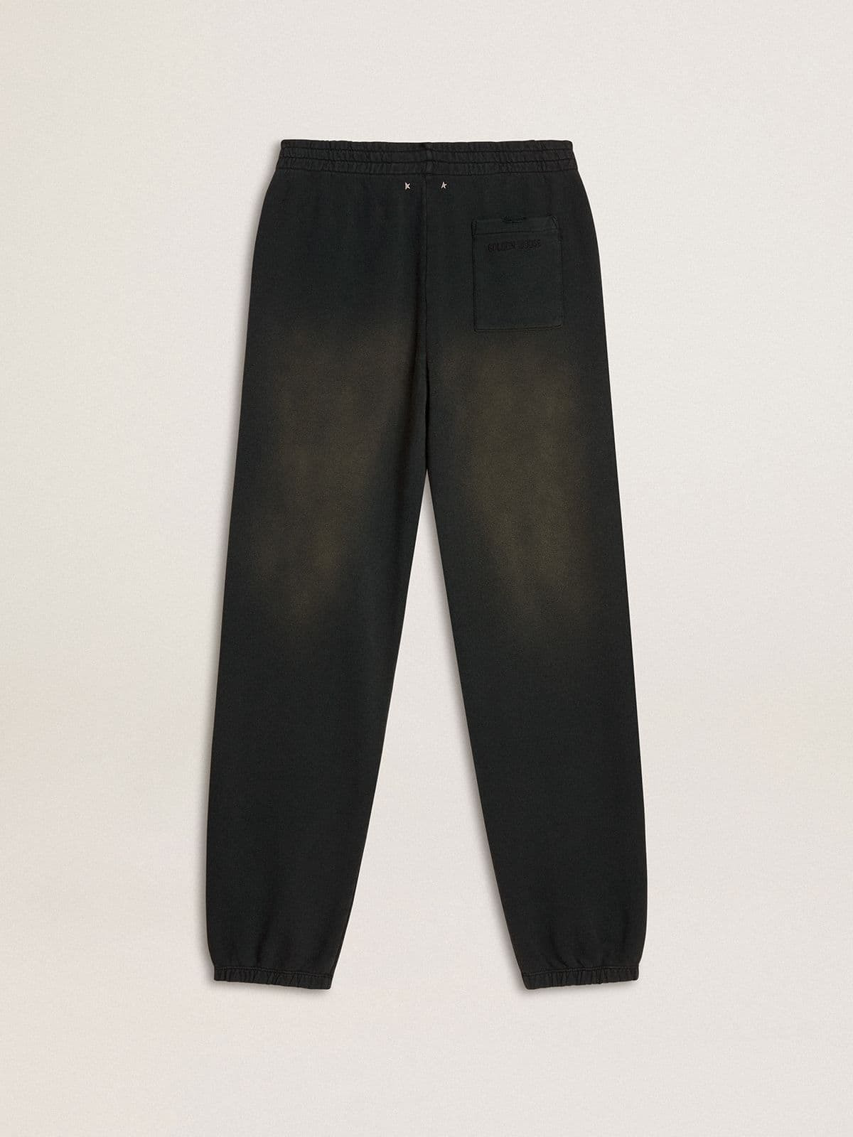 Unisex washed black joggers - 3