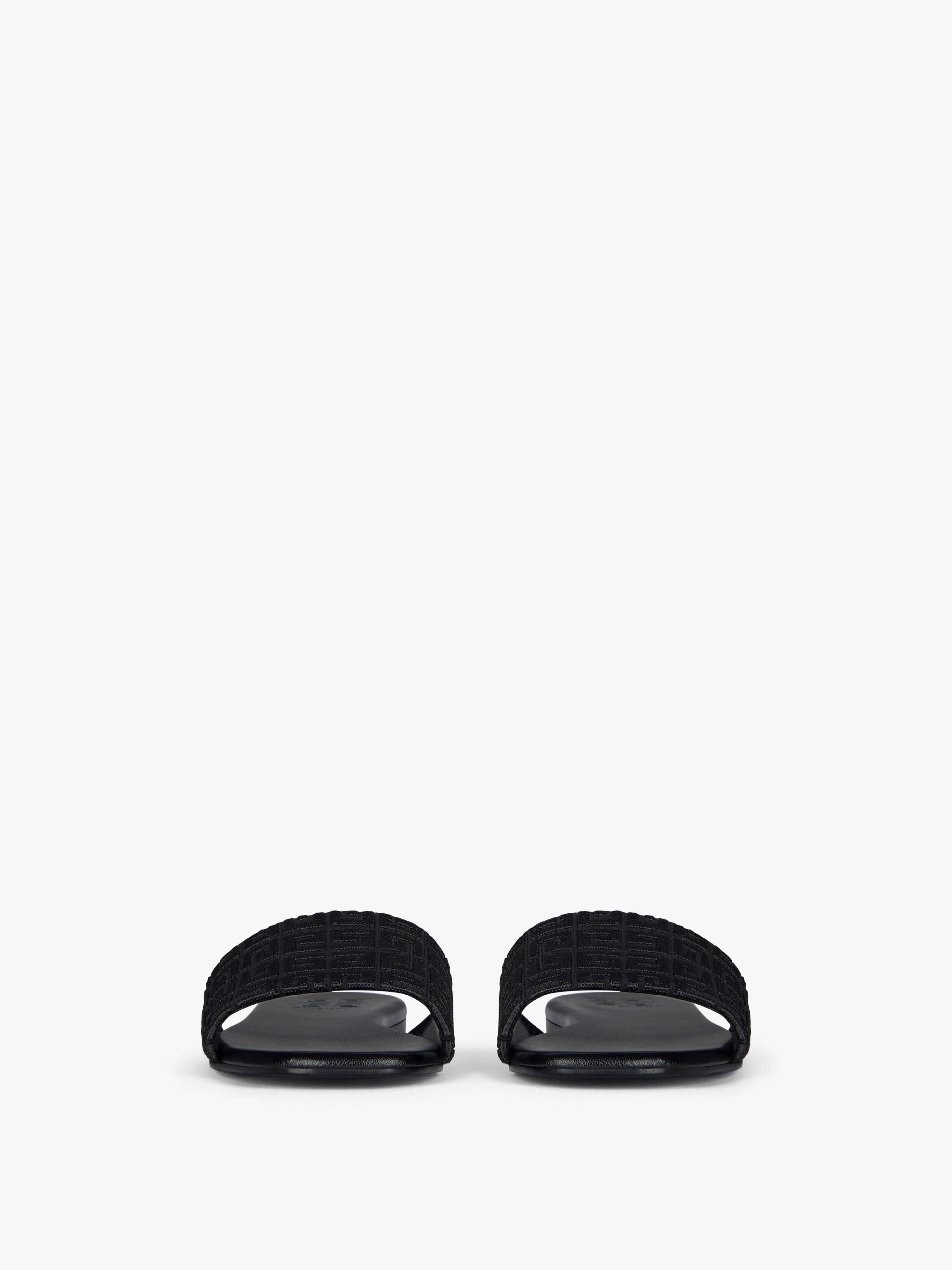 4G FLAT MULES IN EMBROIDERED CANVAS - 2