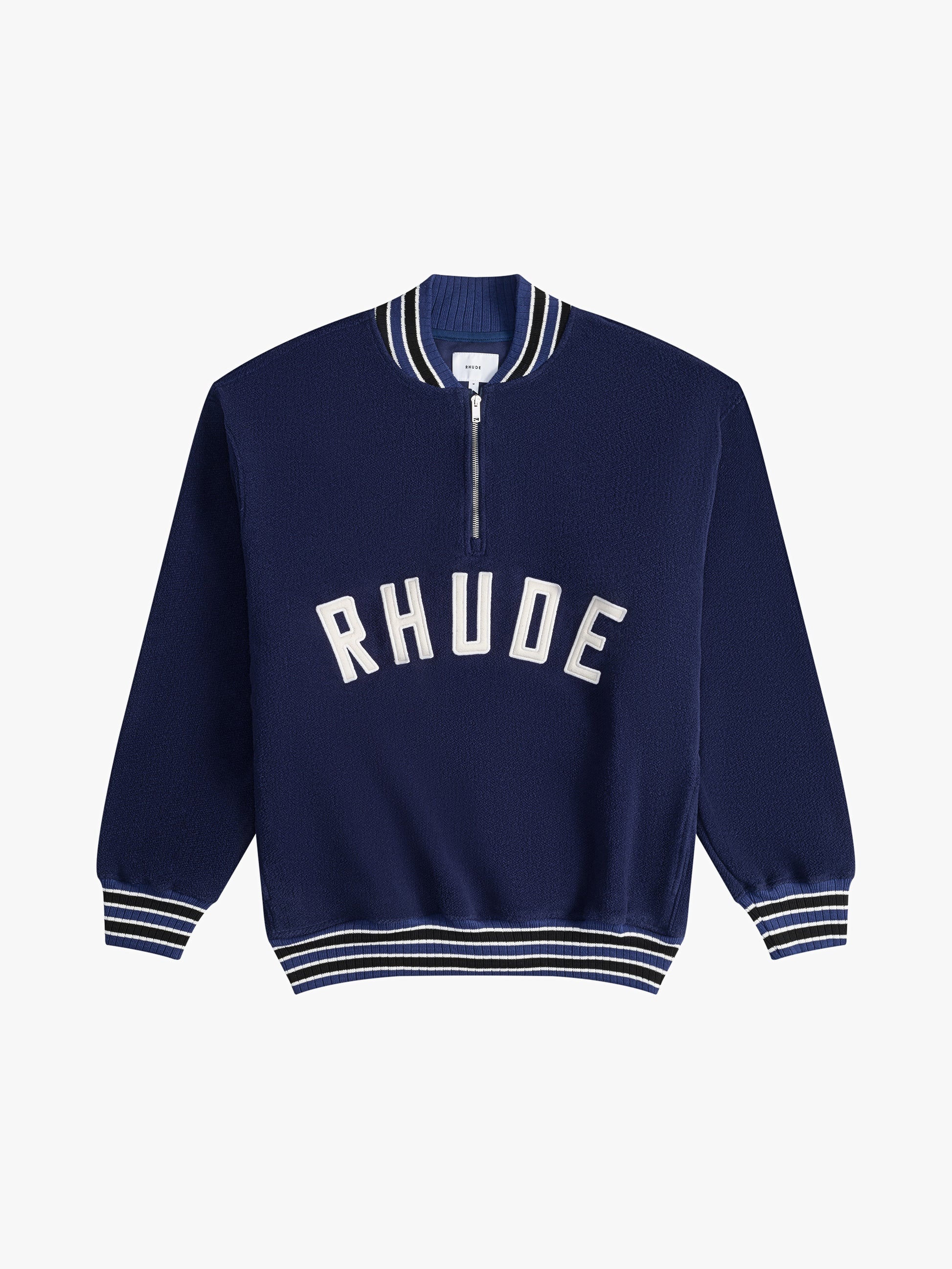 RHUDE QUARTER-ZIP VARSITY - 1