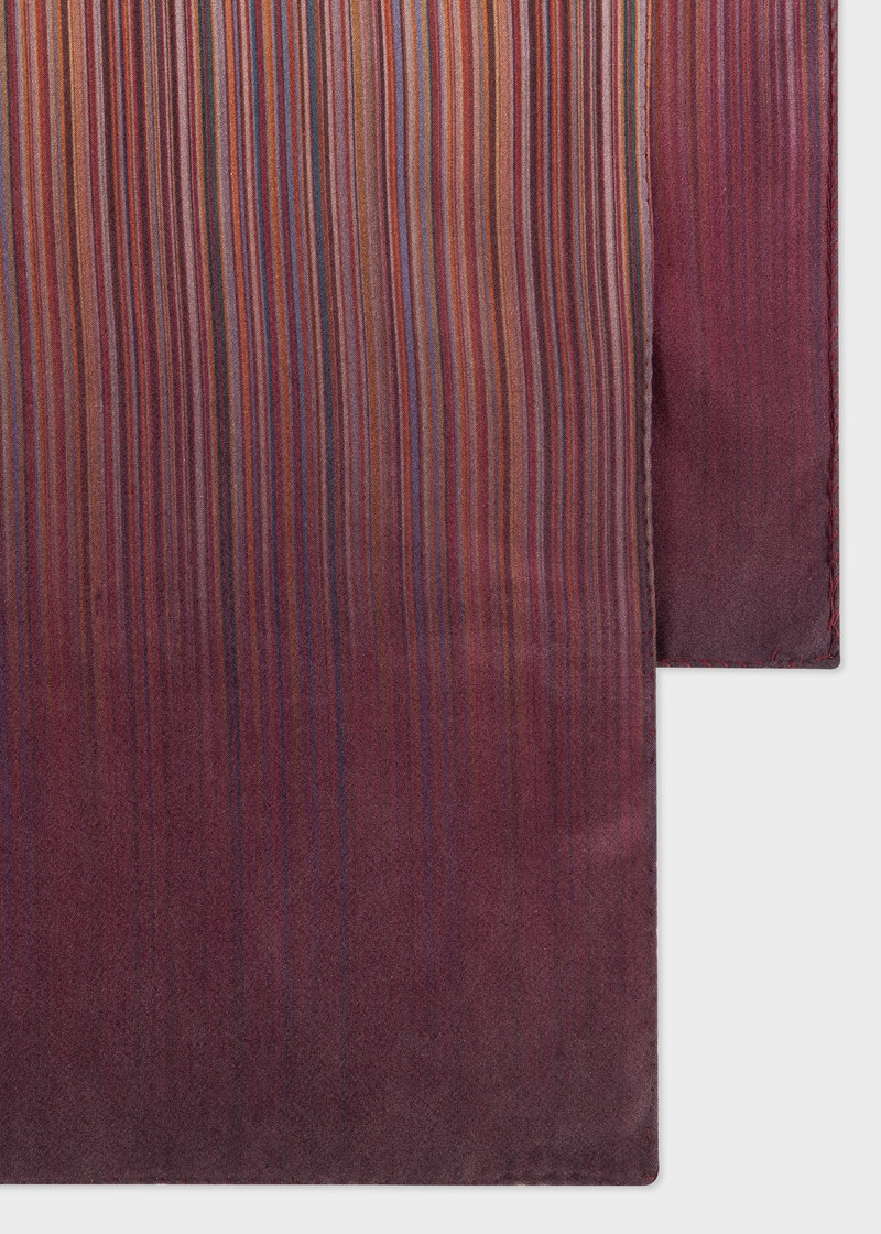 Women's Ombre 'Signature Stripe' Silk Scarf 2